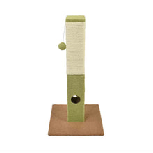 Load image into Gallery viewer, 31&quot; Tall Square Cat Scratching Post Tower With Carpet Covered
