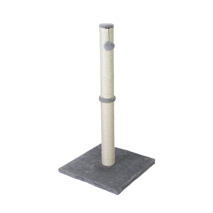 31'' Tall Cat Scratching Post With Hanging Ball